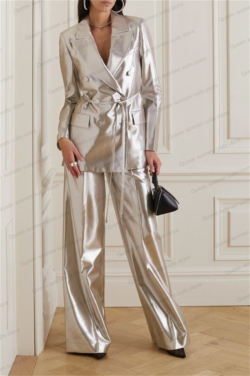 Women'S Formal Jackets To Wear With Dresses - Completo da donna in raso lucido