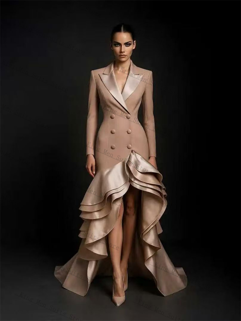 Women'S Formal Jackets To Wear With Dresses - Abiti da donna champagne 1 pezzo