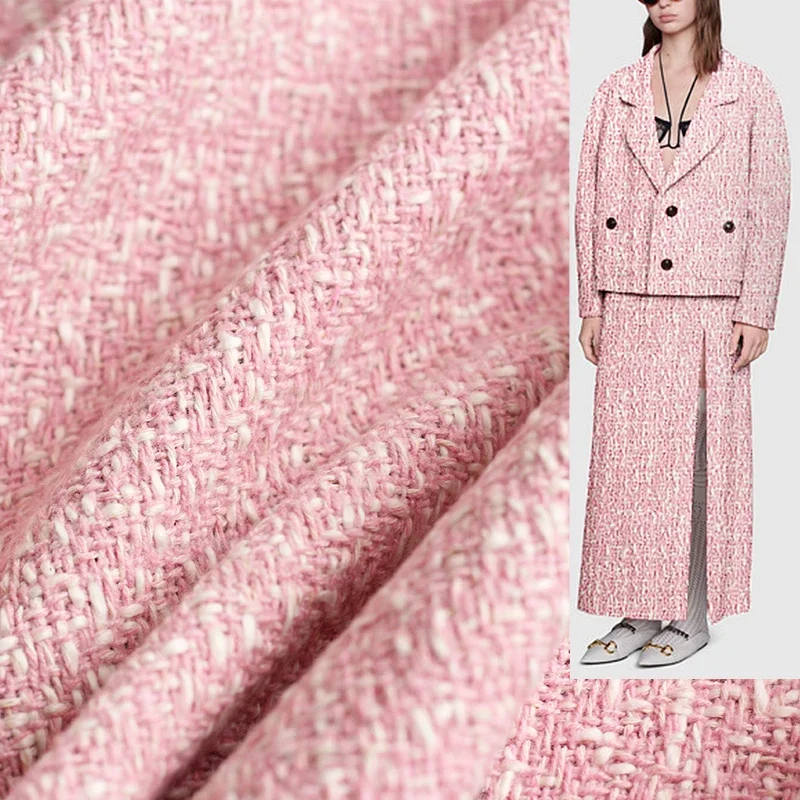 Tailored Coat Wool - Redraspberry 145 cm Rosa Bianco Lana