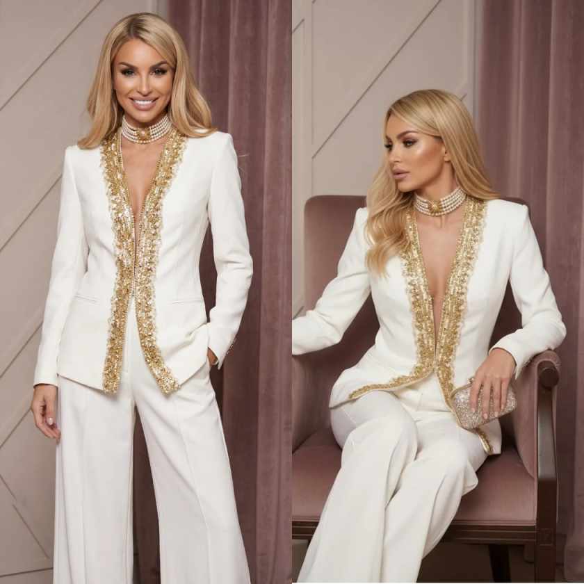 Women Formal Wear For Graduation - Completo da Donna 2 Pezzi con