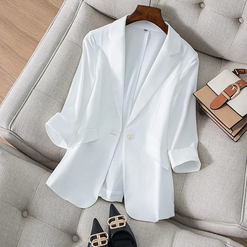 Women'S Formal Wear Plus Size - Giacca abbigliamento donna Slim Fit Diamond