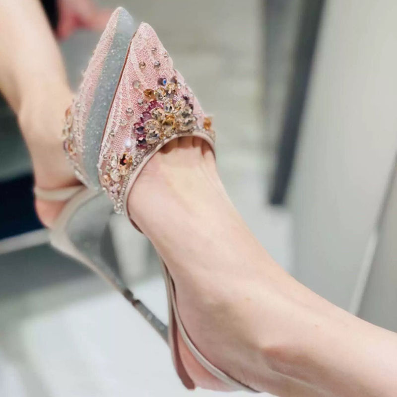Slingback Heel Formal - Scarpe Eleganti da Sposa e Cerimonia