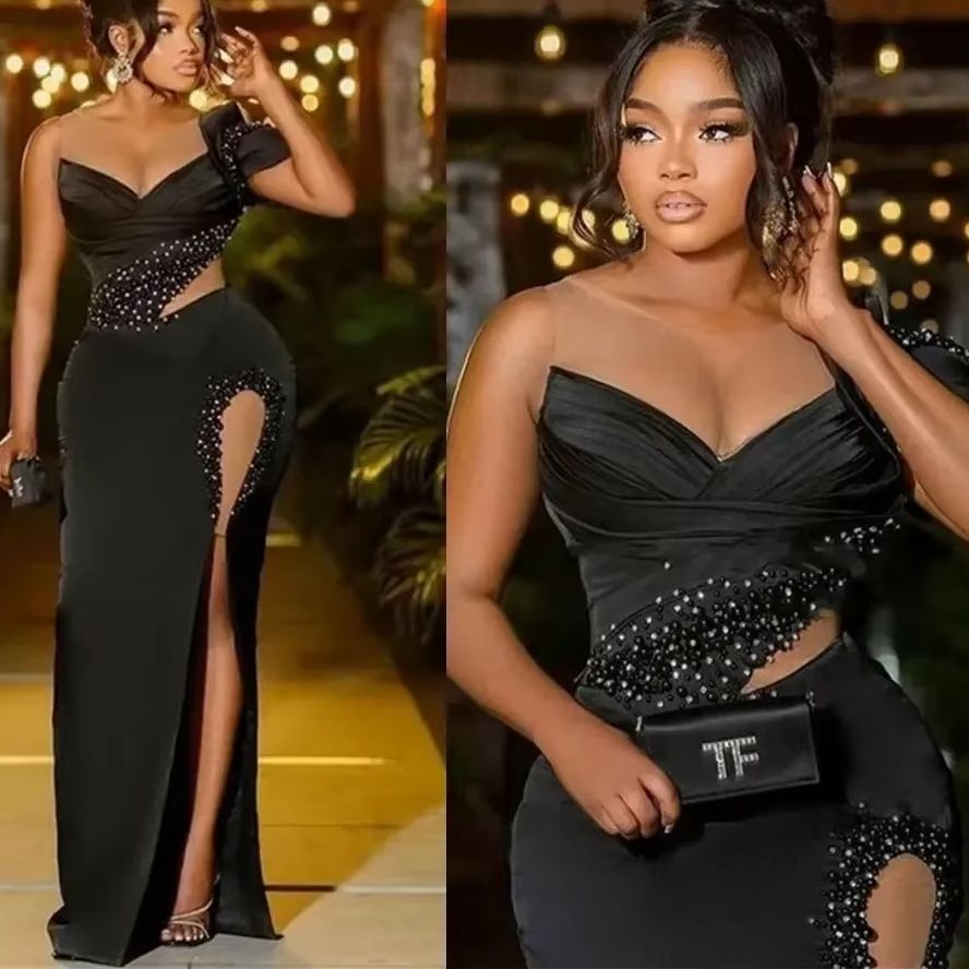 Women'S Formal Wear Plus Size - Abito da sera formale in raso
