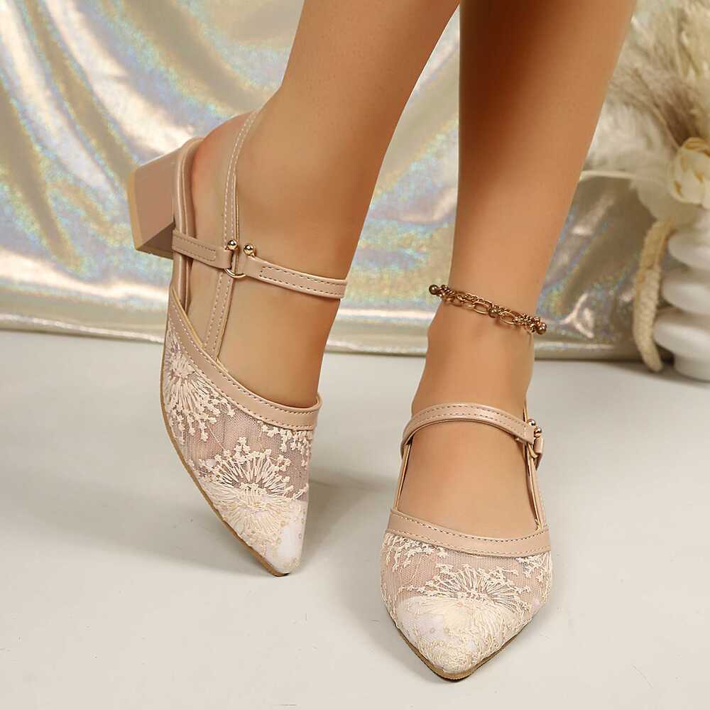 Sandali Femminili con Tacco e  - Slingback Heel Formal recensione e prezzo