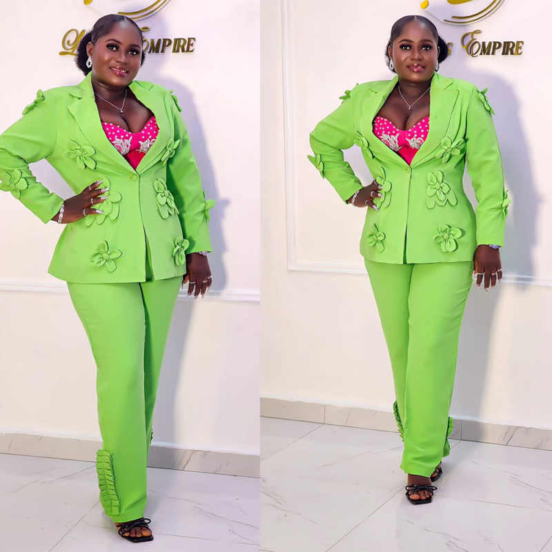 Set blazer da donna verde tagl - Women'S Formal Wear Plus Size recensione e prezzo