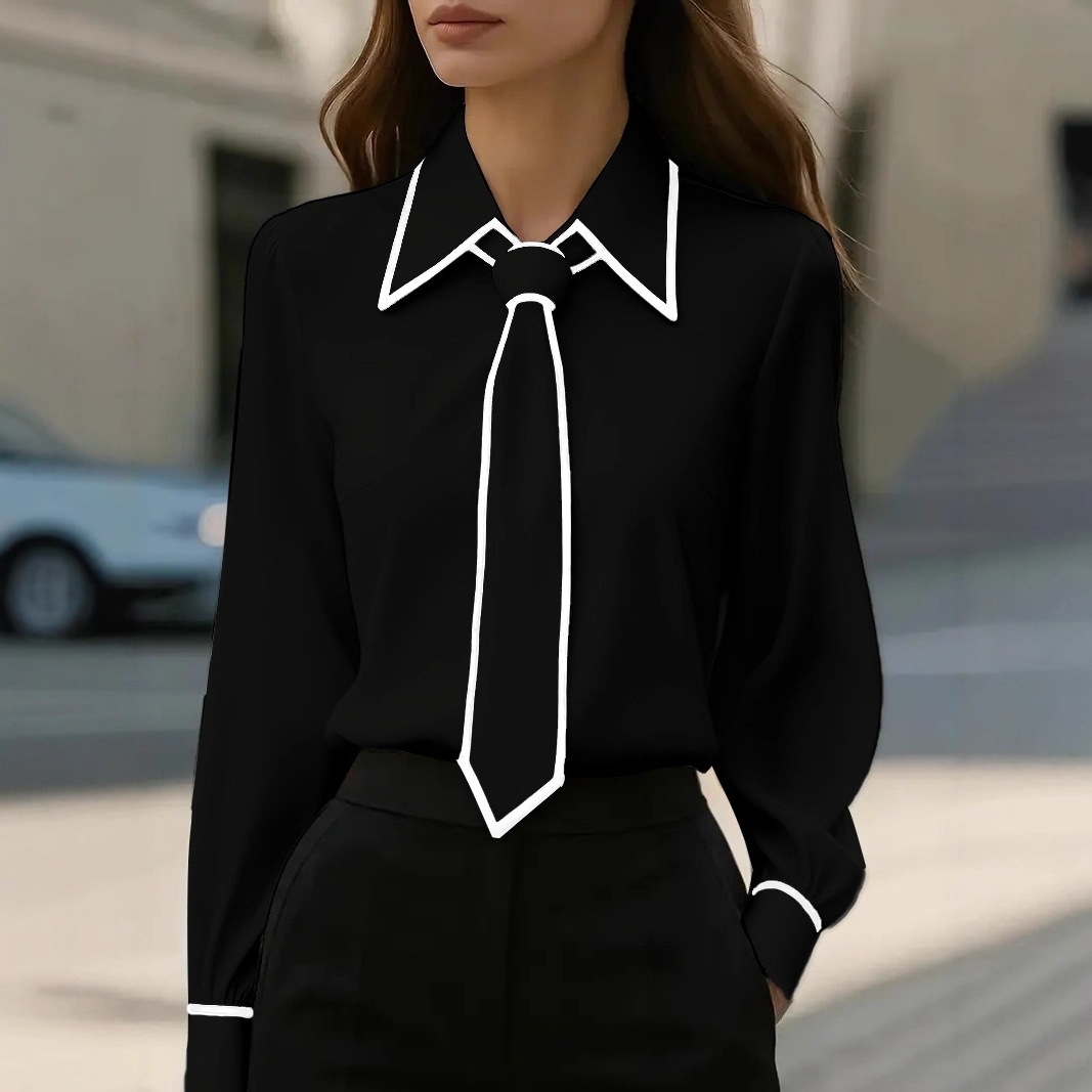 Camicetta da Donna con Collo A - Women Formal Wear With Tie recensione e prezzo