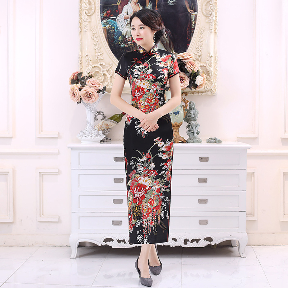 Abito Lungo Cheongsam Classico - Women'S Formal Wear Plus Size recensione e prezzo